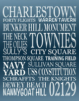 Retro Charlestown Posters